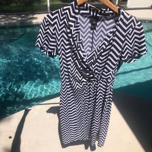 Enfocus studio black and white dress